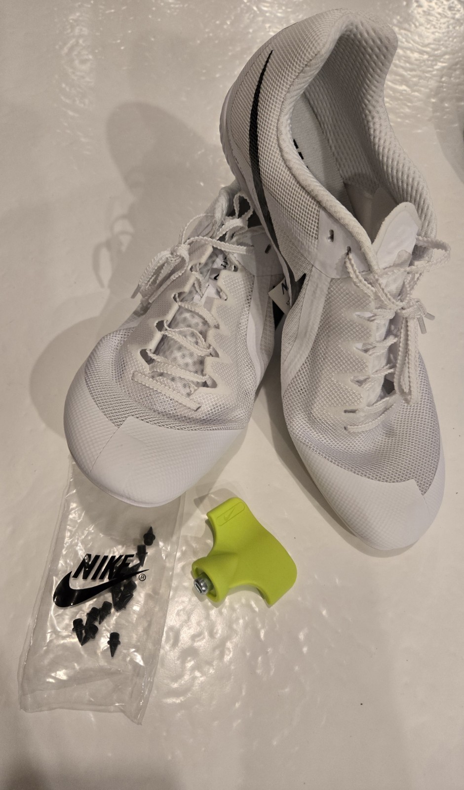 Nike Men’s 14 Rival Multi Track & Field Multi-Event Spikes DC8749-100 White New