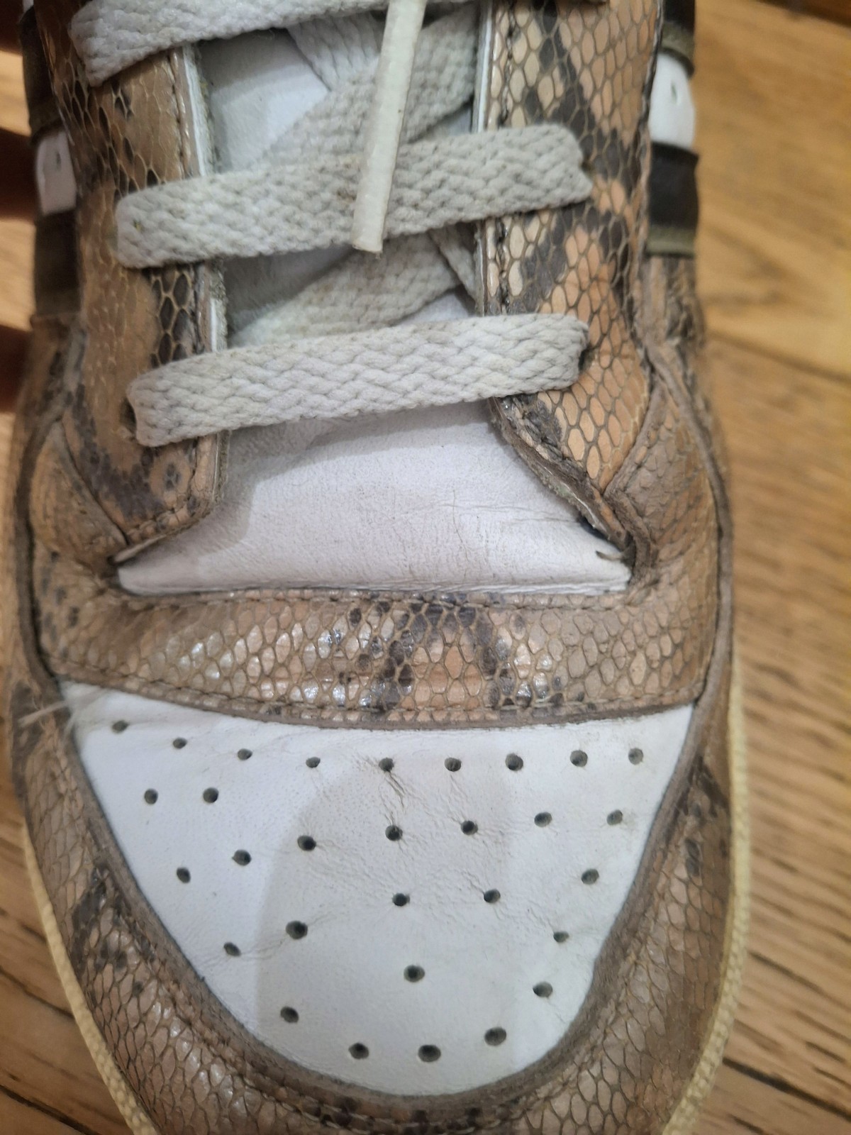 Rare Vintage Adidas Original Model Fleetwood Snakeskin Years 2004 – Size 43 1/3