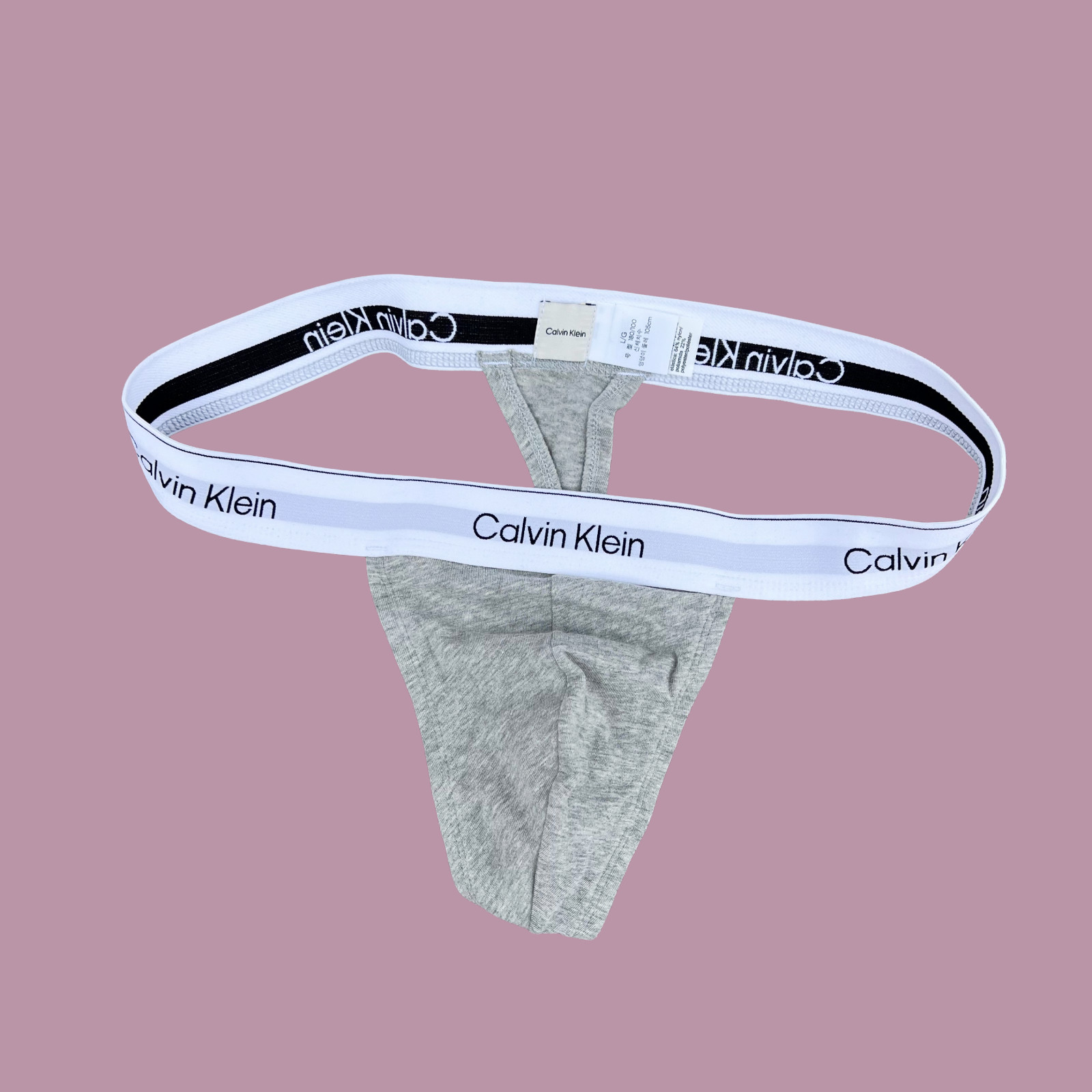 Calvin Klein CK men heather GREY Icon cotton G-string thong underwear size S M L