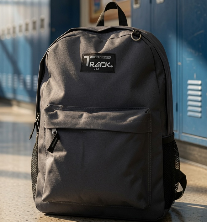 16-inch New Solid Color / Track School Backpack, Travel Backpack, Hiking Bag