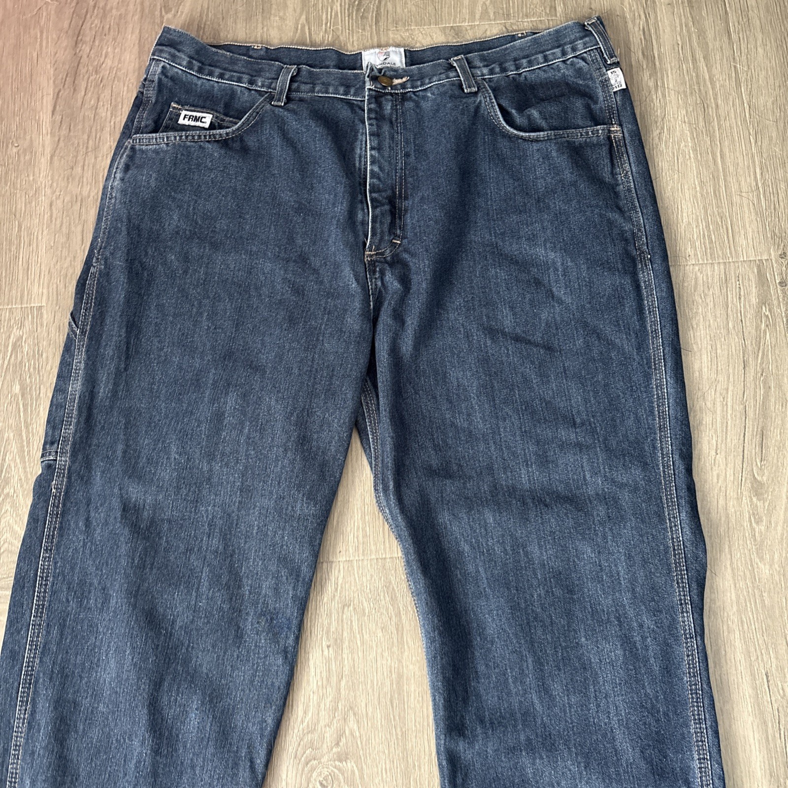 Tyndale FR Jeans Mens 40 Flame Resistant Pants F290T Blue Relaxed Carpenter