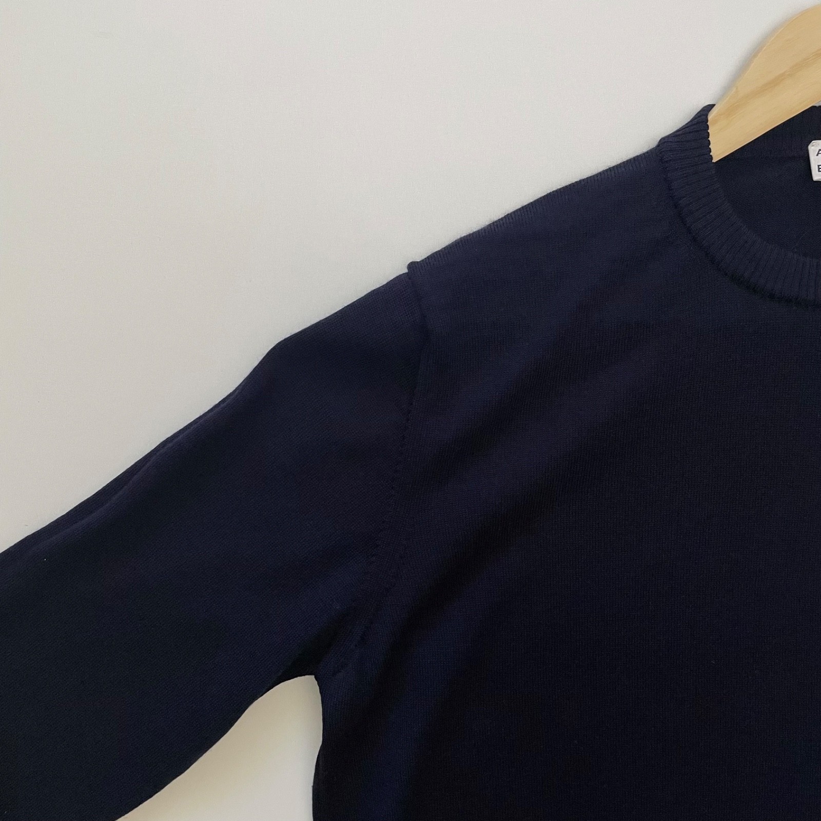 Asket Merino Wool Sweater Men’s Size M Regular Blue Made in Romania *Read