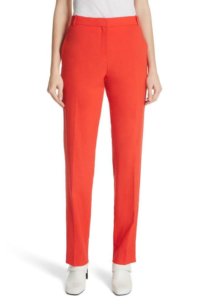 NWT Rag & Bone Oman Red Side Stripe Wool Blend Trousers Pants 10
