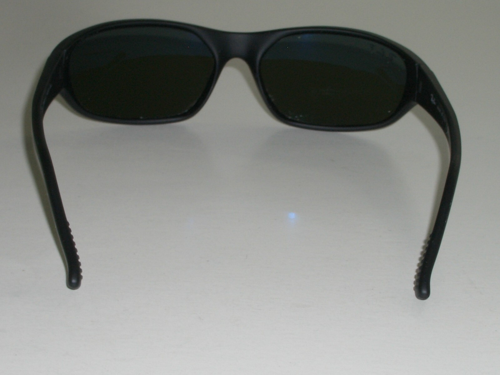 RAY BAN RB2016 W2578 MATTE BLACK GLASS POLARIZED DADDY- O WRAPs SUNGLASSES SUPER