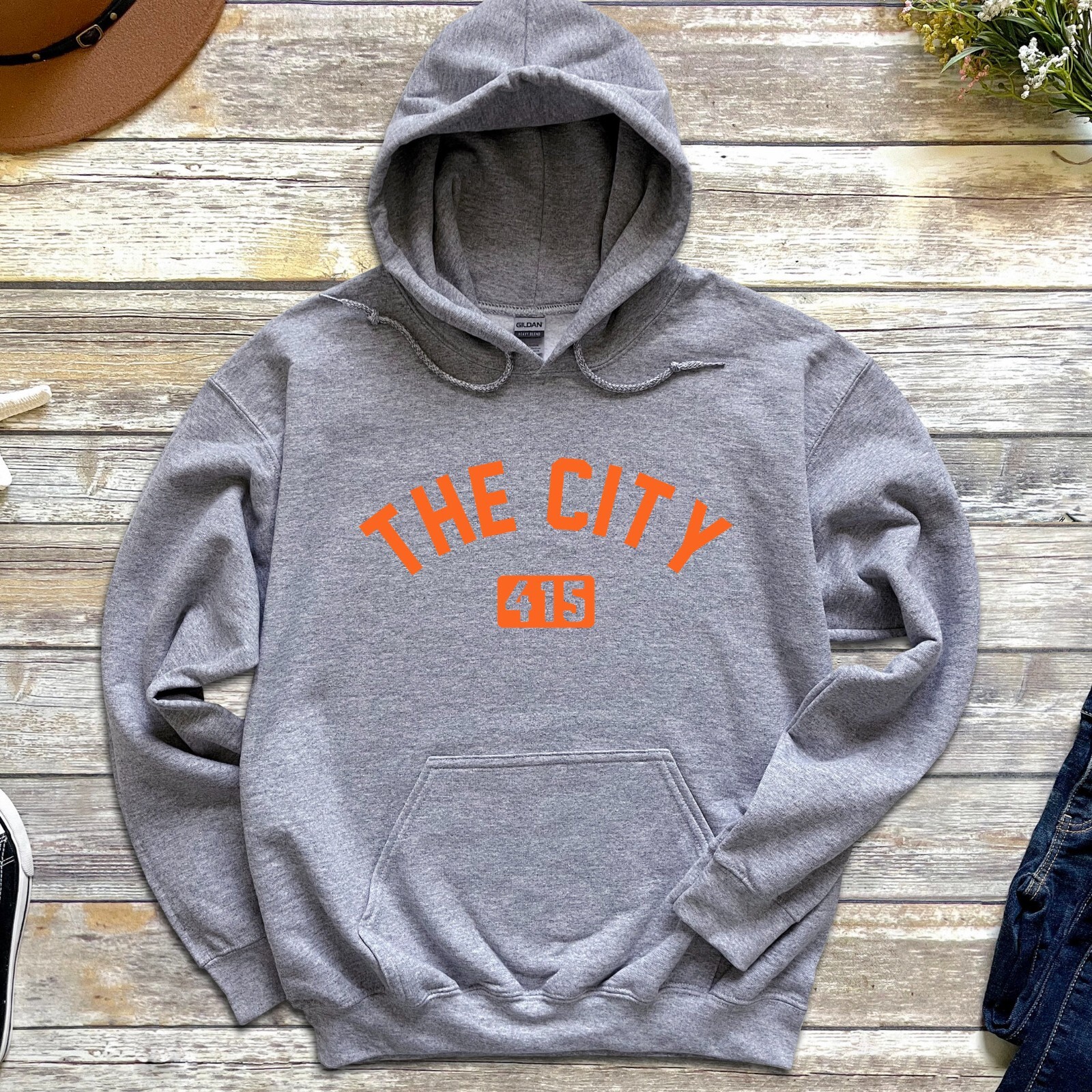 The City Hoodie | The City 415 San Francisco Classic Pullover Hoodie