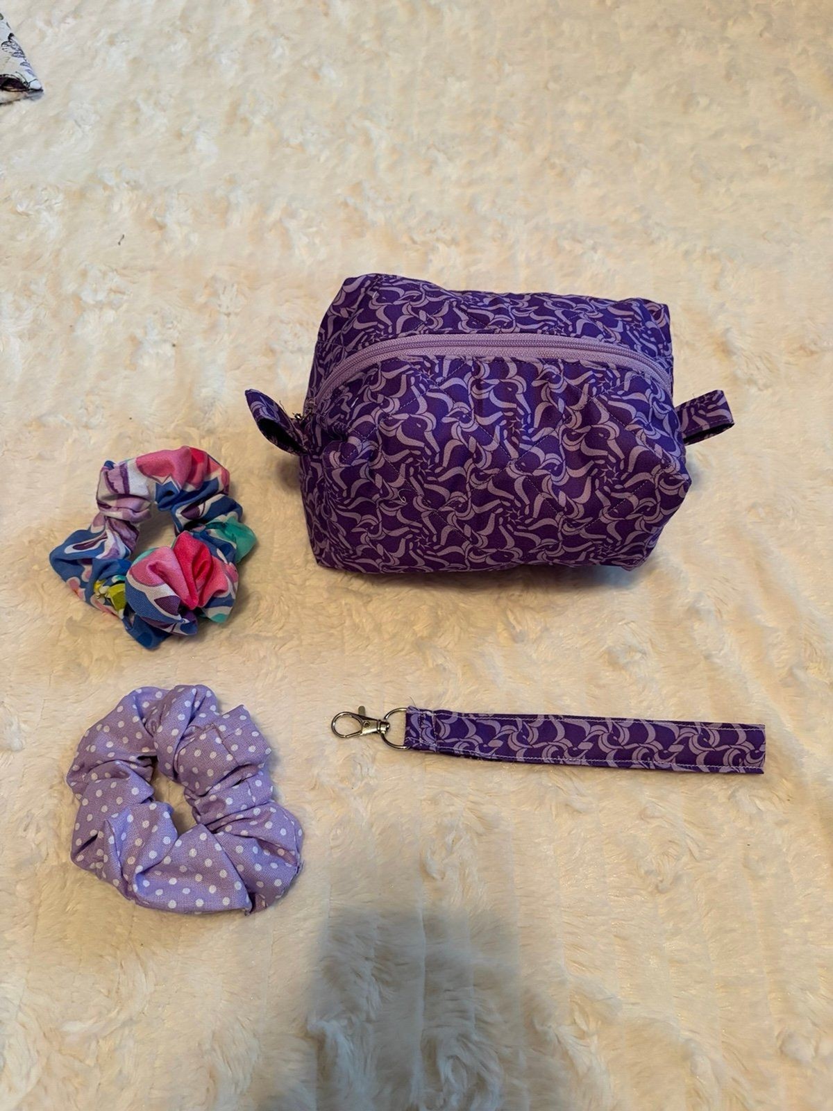Quilted Makeup Bag Bundle