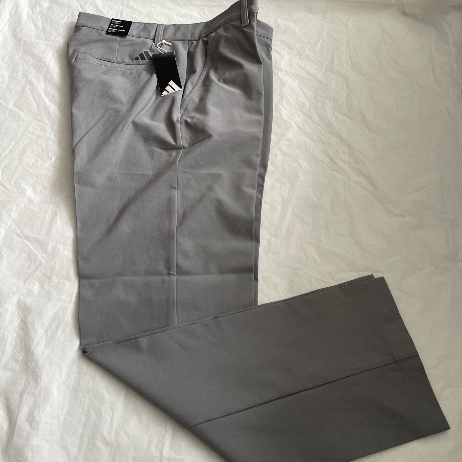 Adidas Mens Ultimate 365 Gray Golf Pants Tag Sz. 32X32 Measures 34WX32L See De