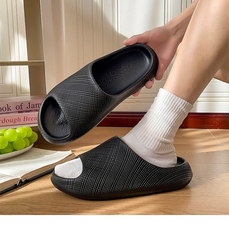Unisex Ultra-Soft Cloud Cushion Platform Slides Thick Sole Non-Slip EVA slippes