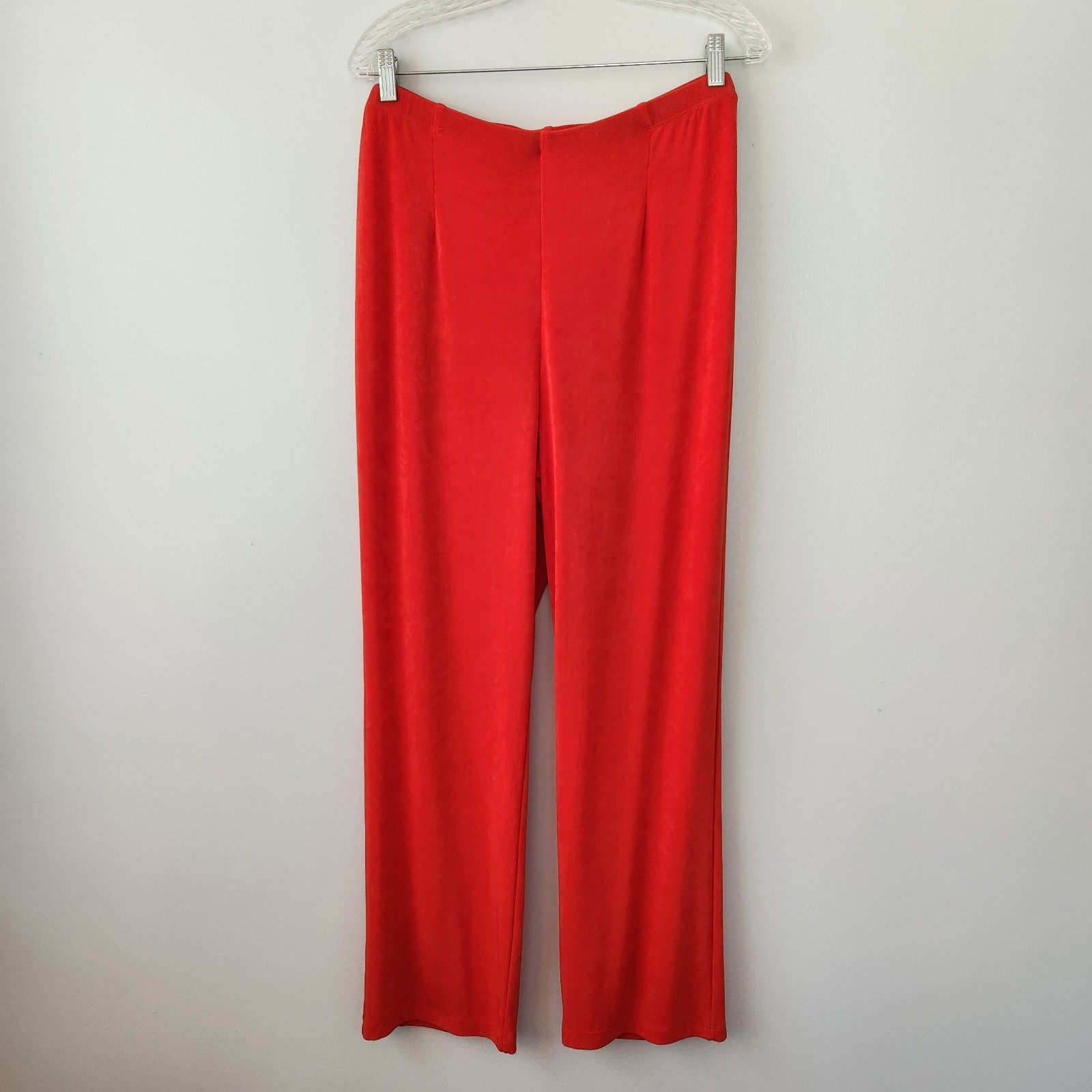 Chico’s Travelers Cardigan Pants 3 Piece Set 3 Black Red Slinky Knit Minimalist