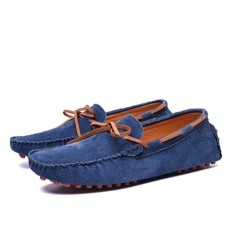 Men’s Casual Shoes Breathable Suede Loafers Moccasins Slip on Driving Flats