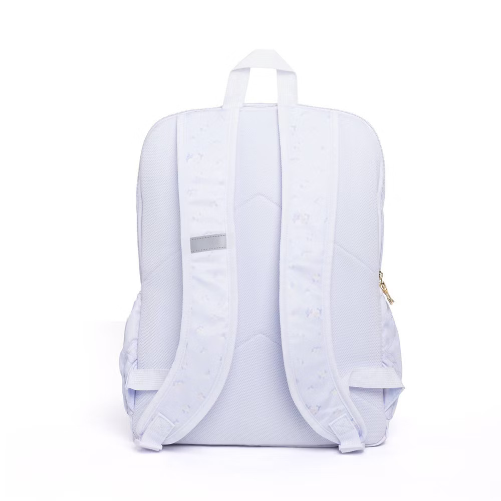 LoveShackFancy – Yoobi Everblooming Rosettes Ditsy Backpack Breezy Blue