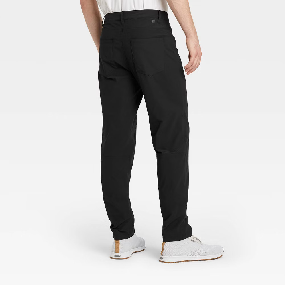 Men Golf Pants – All In Motion Black 30×30