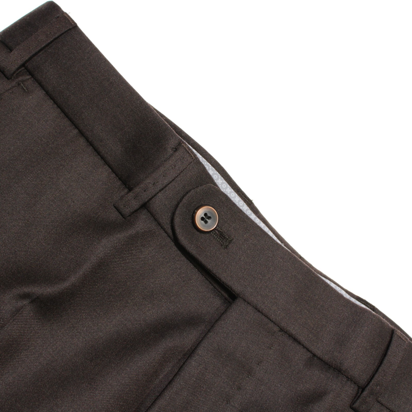 Hiltl NWOT Vitale Barberis Canonico Wool Dress Pants Size 32 US DiBiella Brown