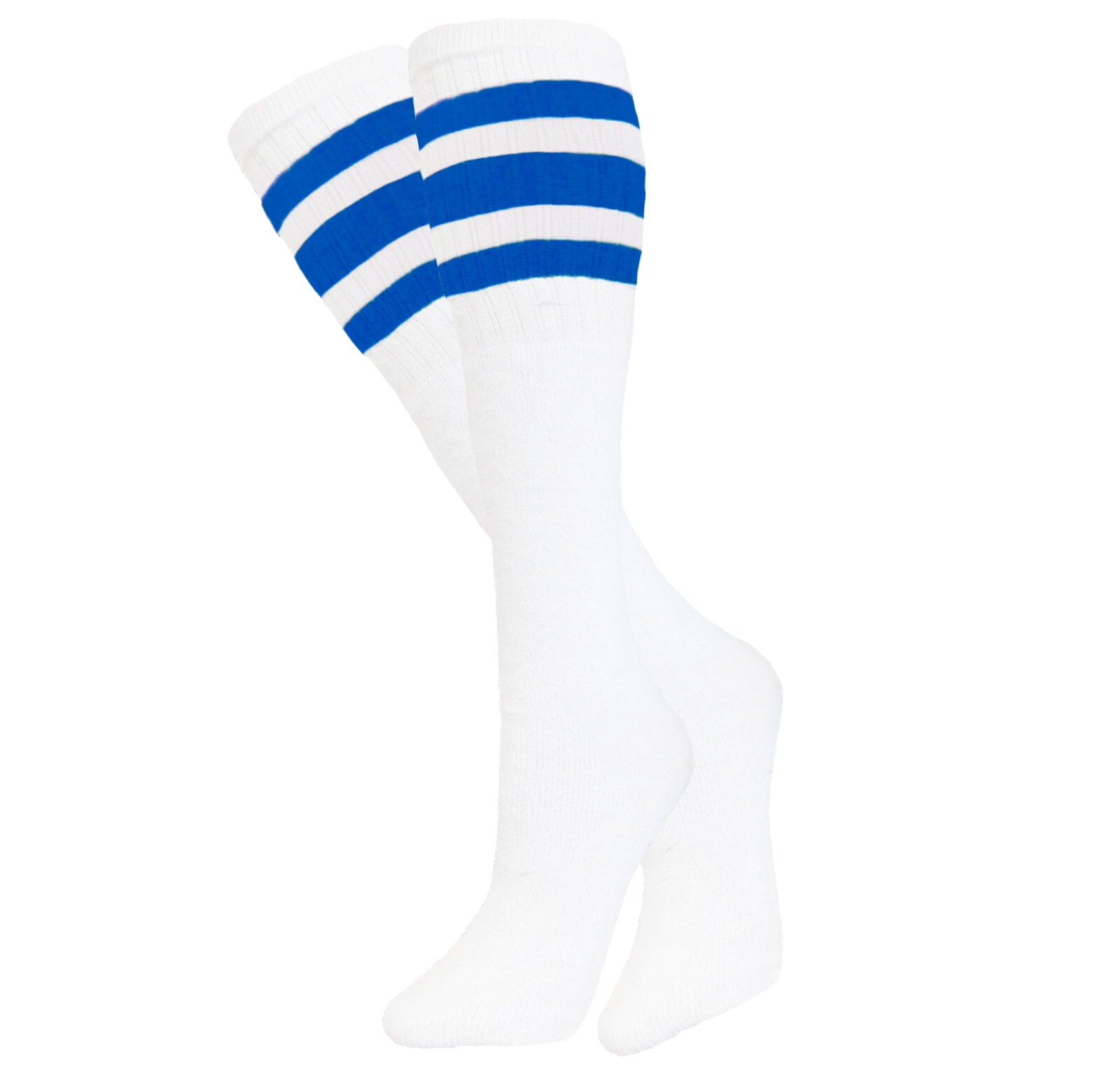 5 PK TUBE SOCKS COTTON ASSORTED COLOR STRIPES 22 INCH SPORTS SOCKS OLD SCHOOL
