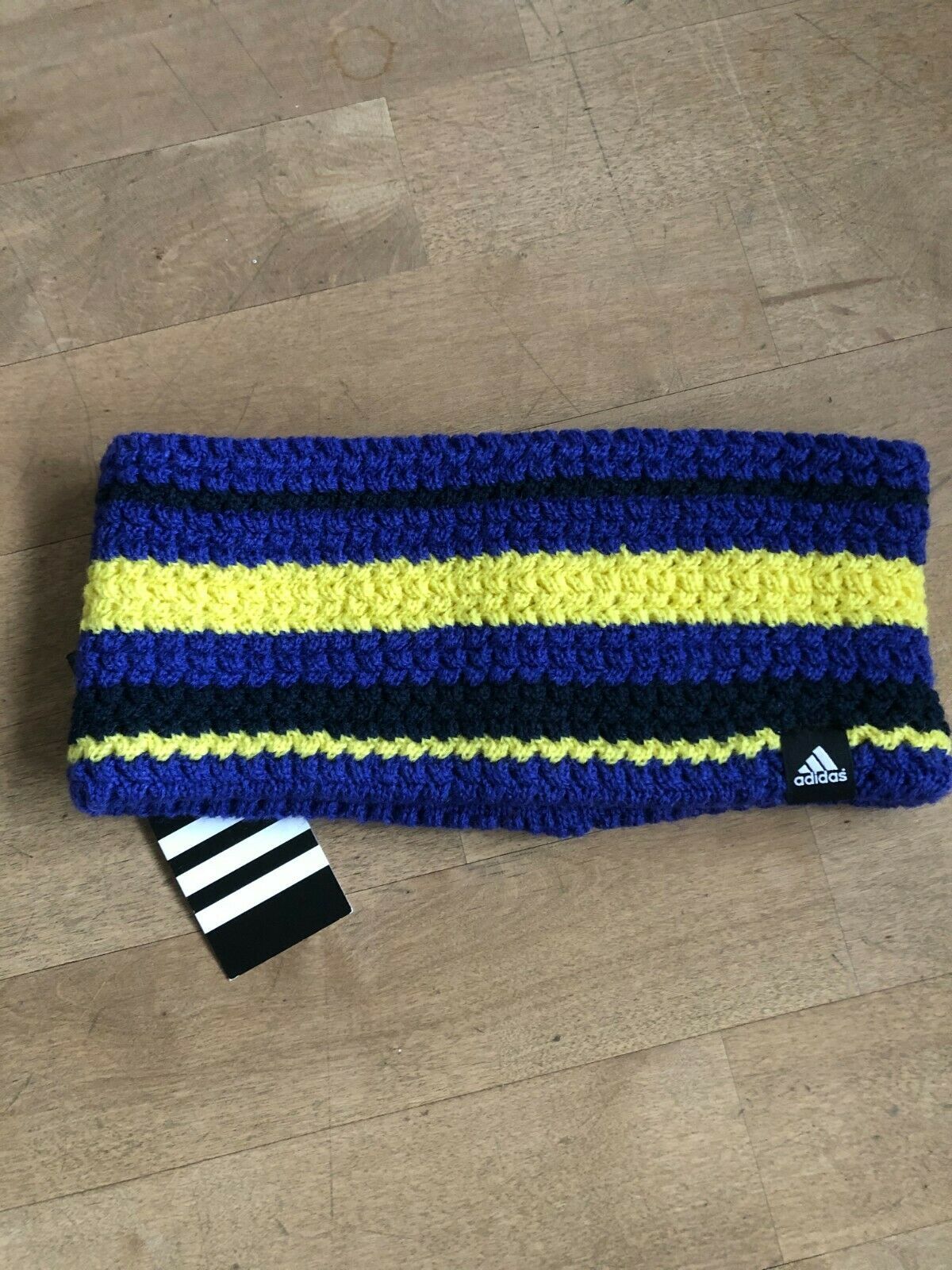 ✨️ Adidas Hat Headband Warm CROCHET Women’s AA2097 Blue Size M- L