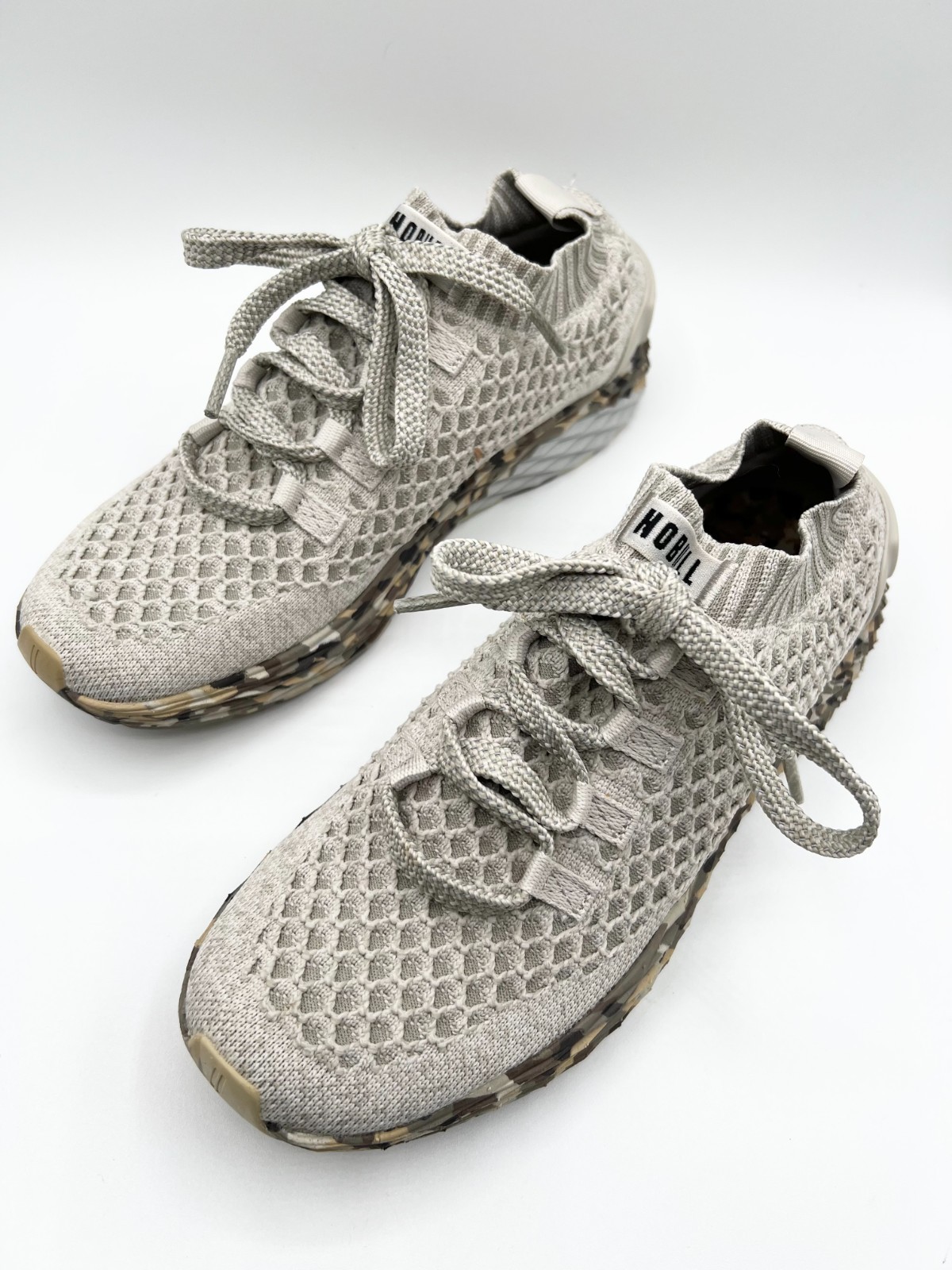 NoBull Allday Knit Sneakers /Trainers in Beige Camo UNISEX US Size M6 / W 7.5