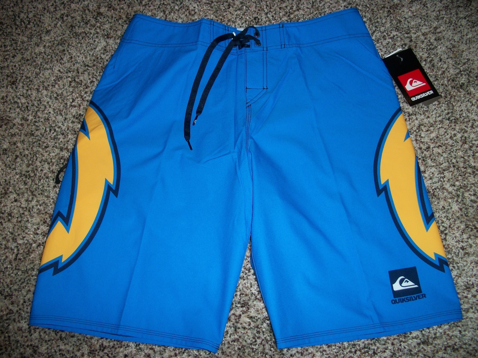 SAN DIEGO CHARGERS Quiksilver New NWT Mens Board Swim Shorts NFL 30 31 32 34