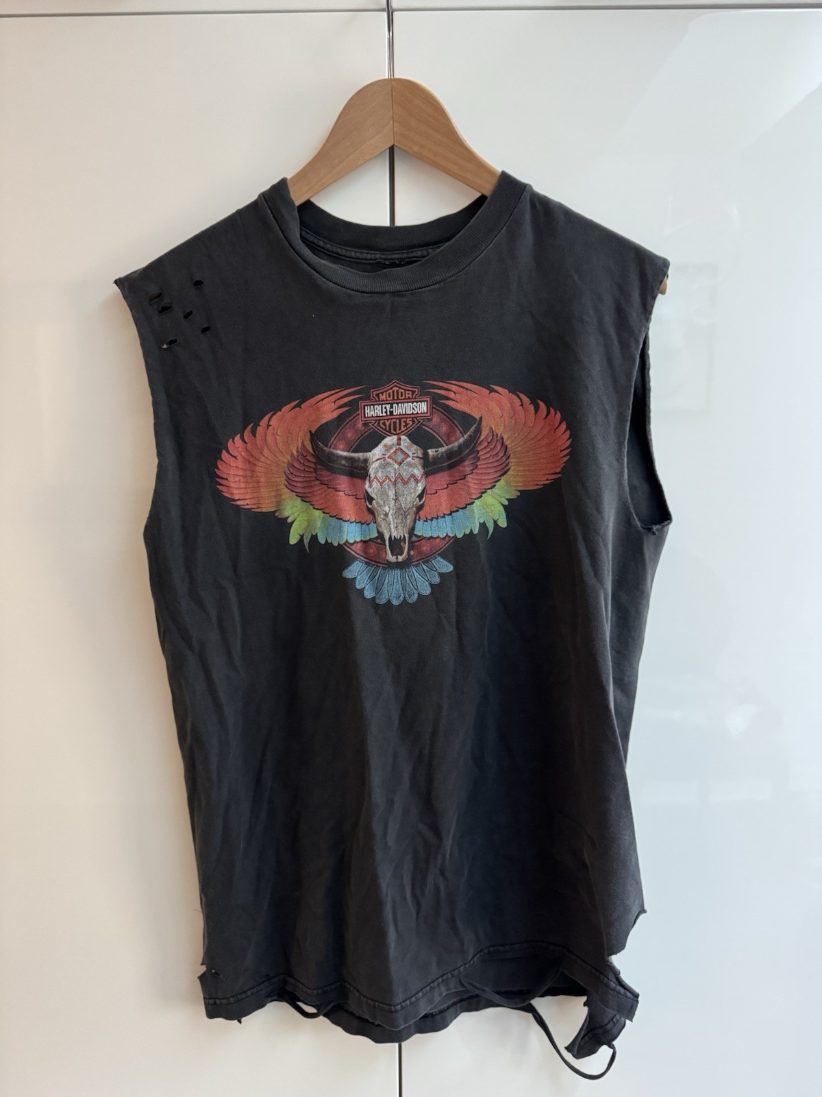 Harley-Davidson Muscle Tank Top Bull Head Men’s Size M