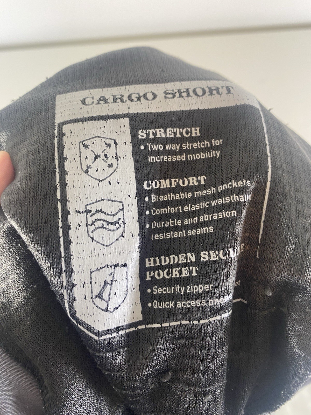 Orvis Nylon Cargo Shorts Mens Size 36 Golf Hiking Walking Stretch Gray EUC