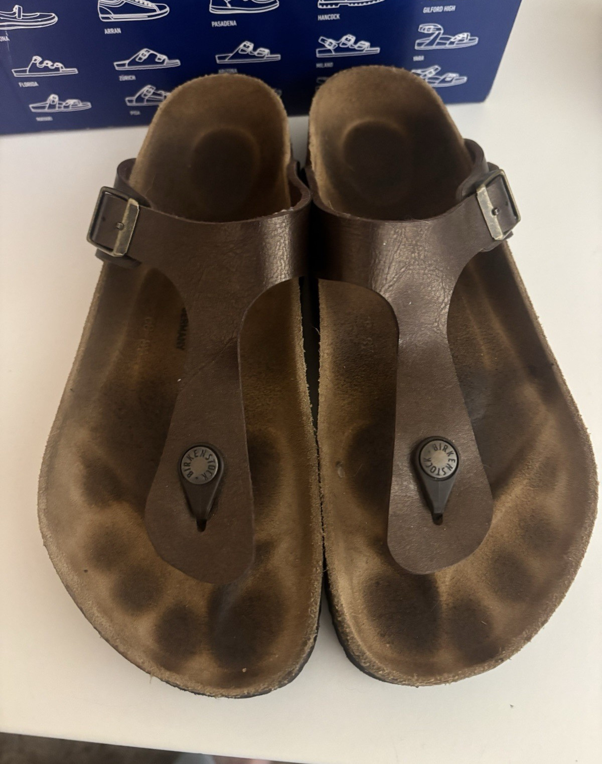 Birkenstock Gizeh BS Brown Thong Sandals EU 40 US 9 Regular MPN 0845221