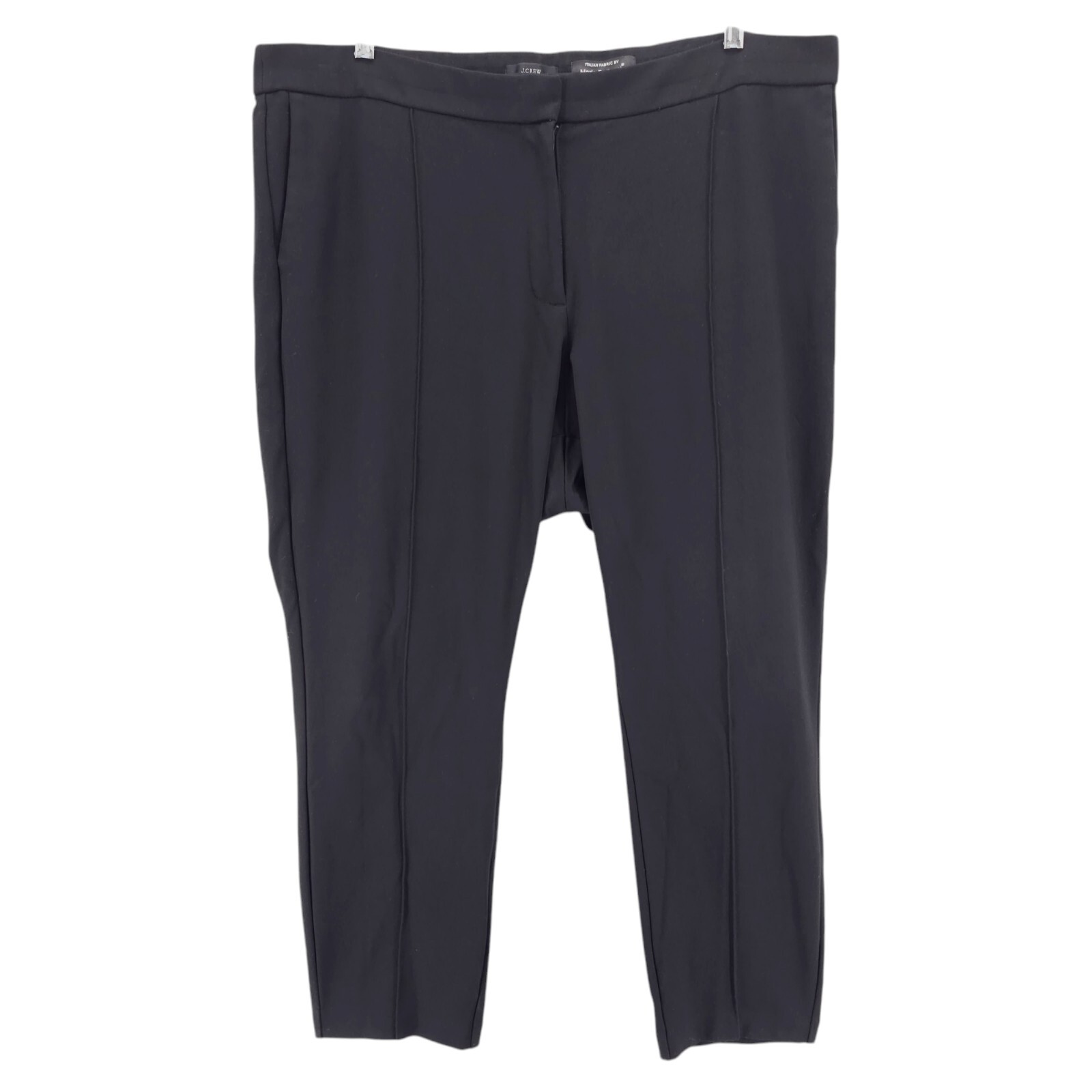 J. CREW Black Mario Bellucci Italian Ponte Skinny Trouser Women’s Plus Size 20