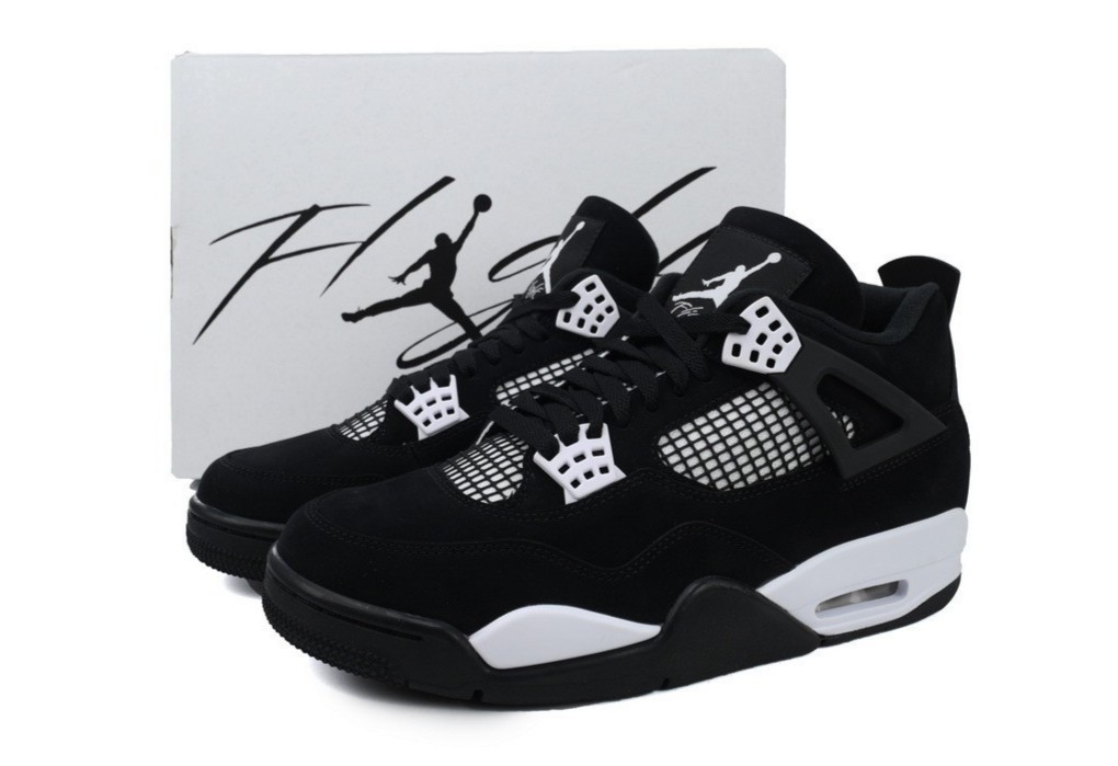 Jordan 4 Retro “White Thunder” Men’s Basketball Shoes Mid Top Us Size7-12