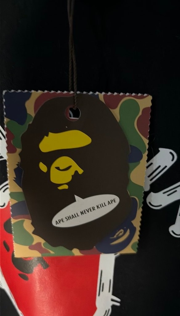 A Bathing Ape Black Graphic T-Shirt