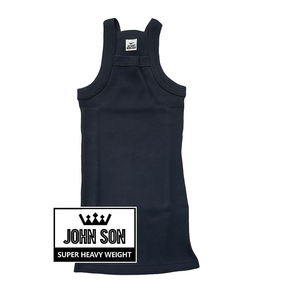 *[JOHN SON](Pack of 6)Men’s G-unit Tank Top Muscle Square Cut Super Heavy Weight