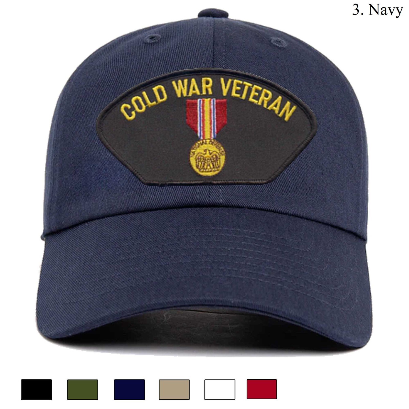 Embroidered Hat Cold War Veteran, Veteran Cap,Trucker Hat, Baseball Cap, Gift