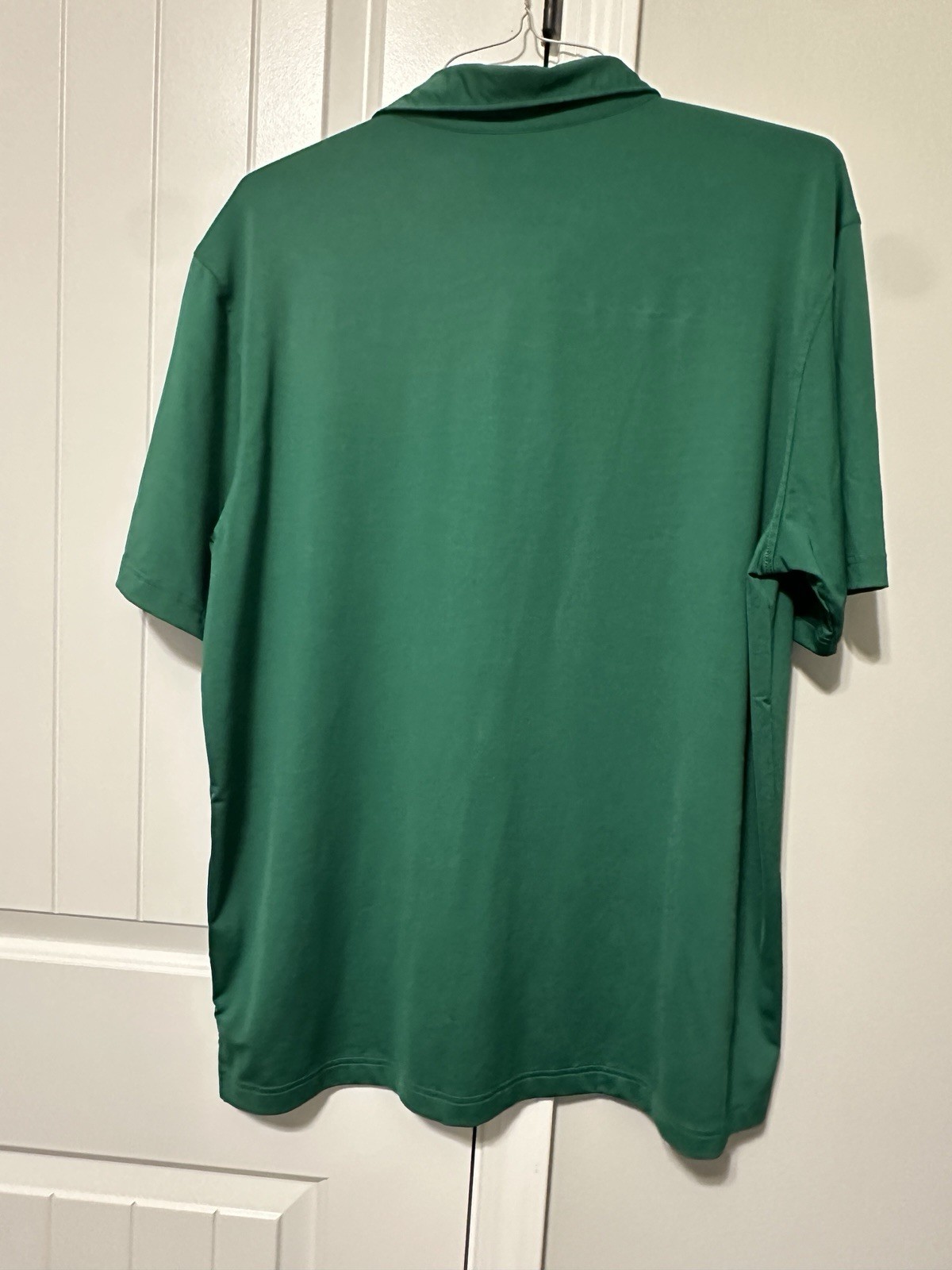 Masters Tech Men’s Green XL Polo Shirt Short Sleeve Lightweight Golf Logo