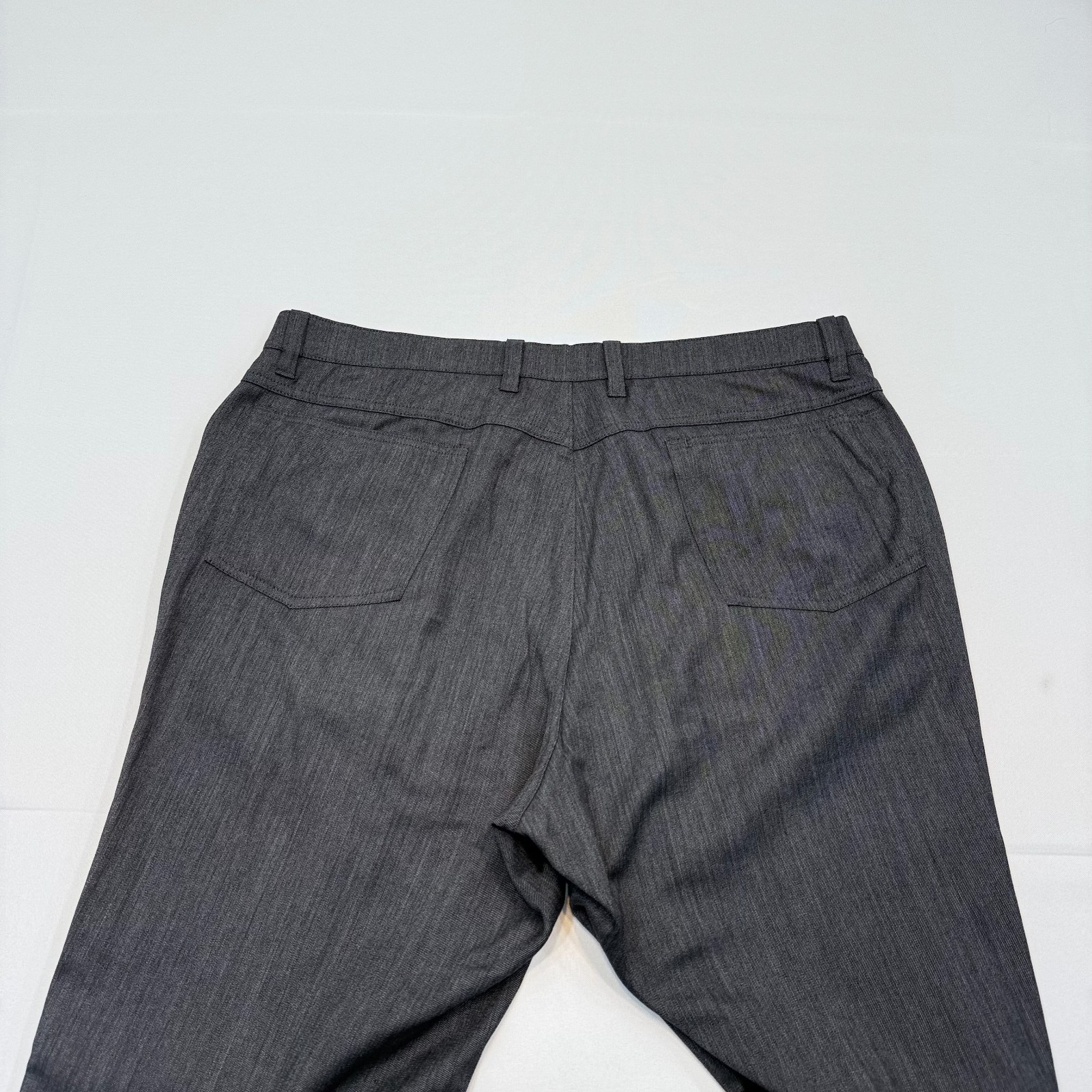 Hiltl The Ultimate Trouser 5 Pocket Wool Pants Mens 38×32 Gray Straight Leg