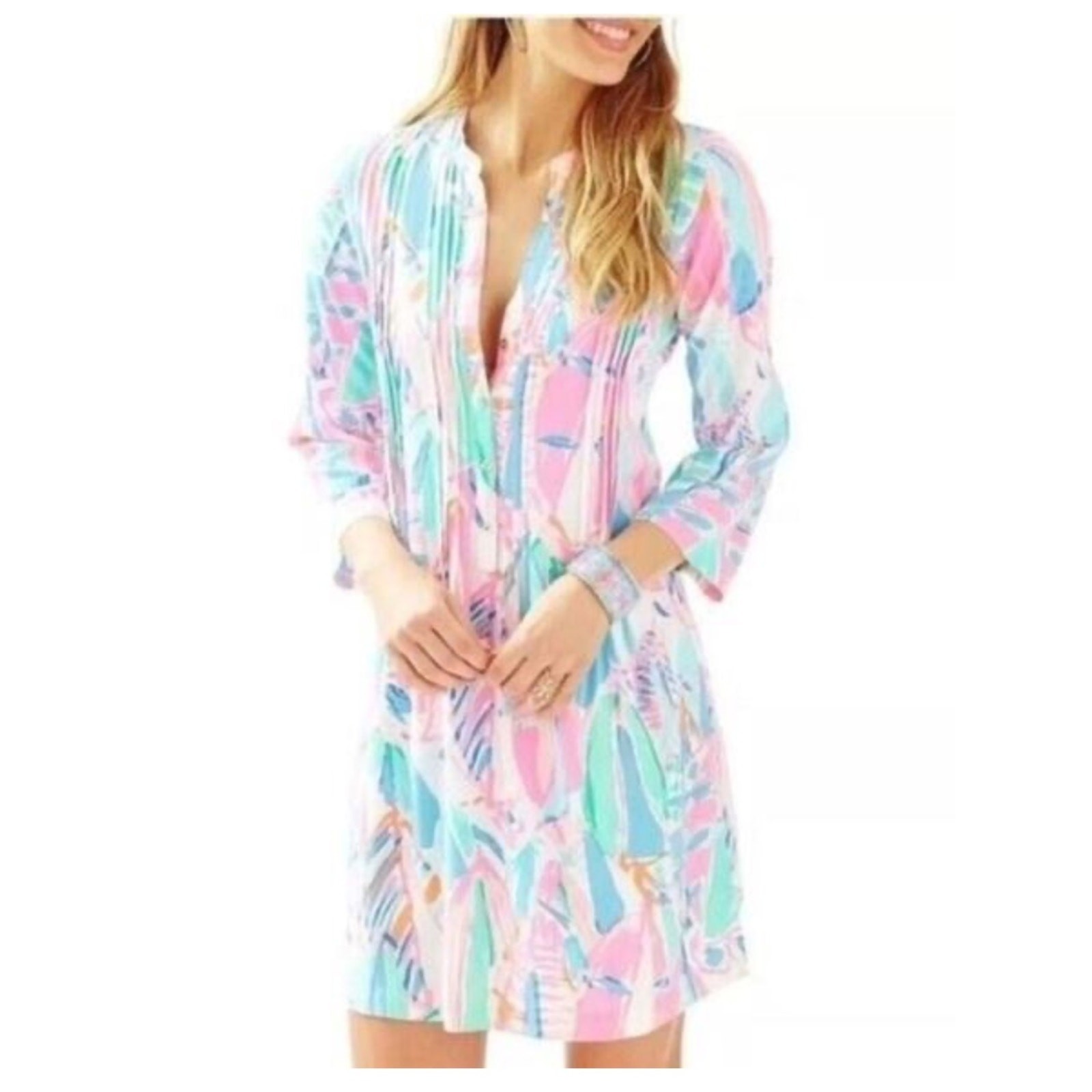 Lilly Pulitzer | Sarasota Tunic Dress in the “Out to Sea” print size small