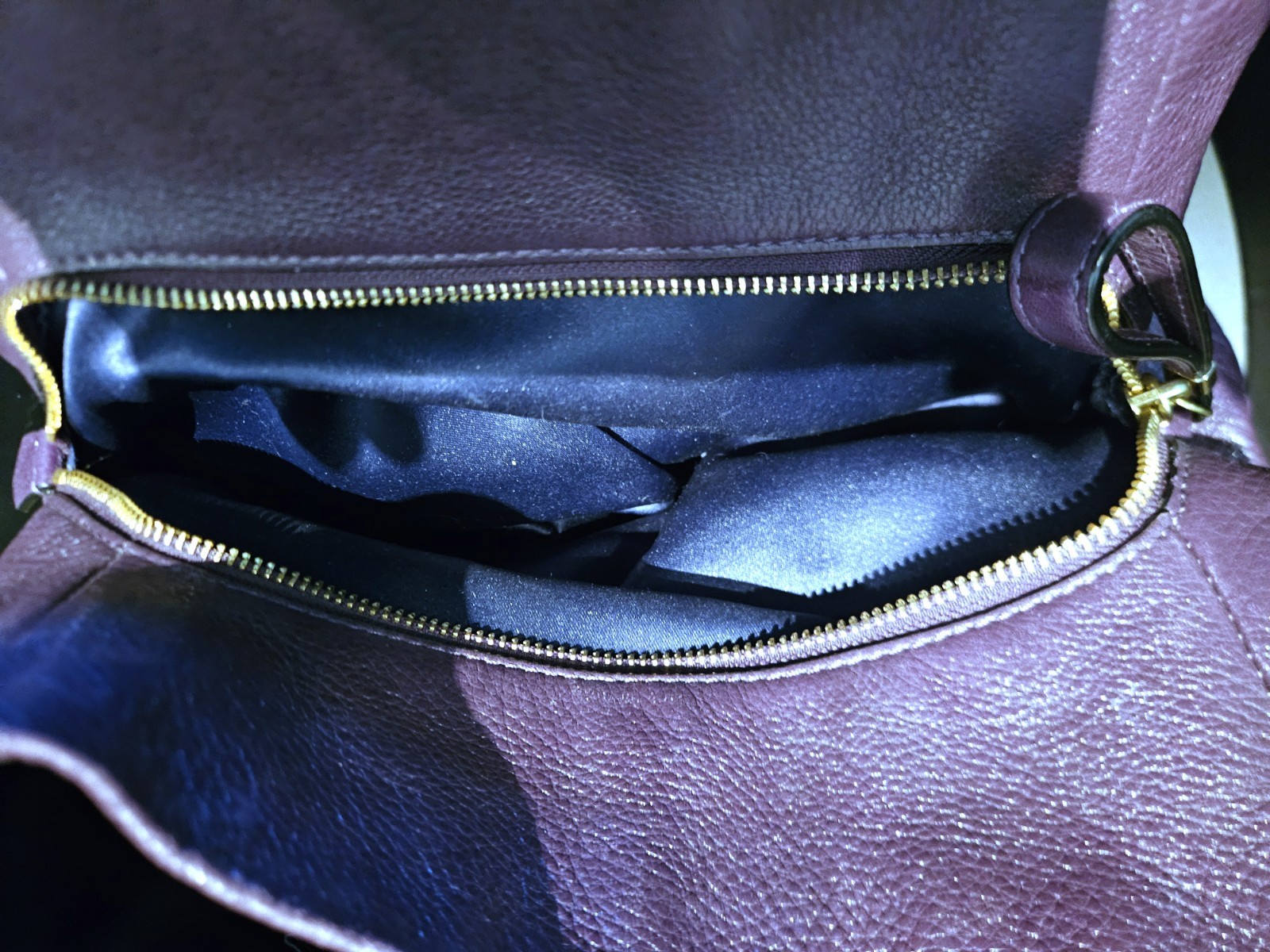 CoachMadison Phoebe Leather Tote Purple