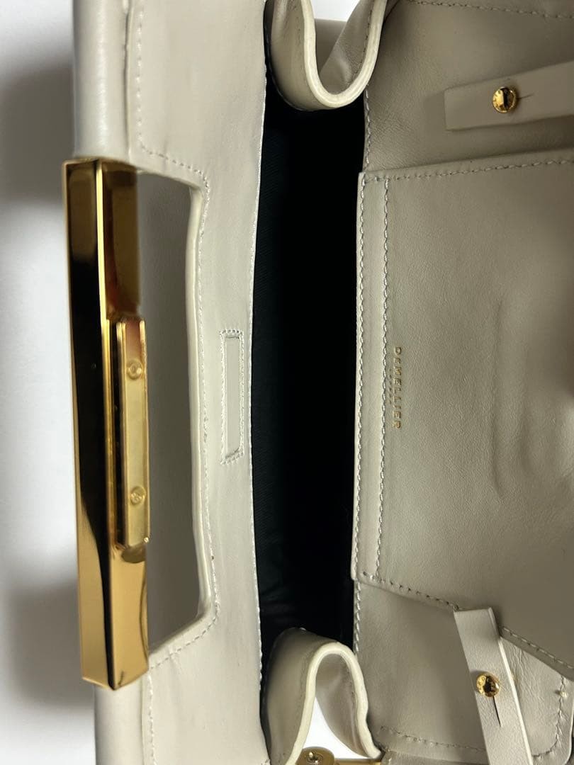 DEMELLIER Clutch Shoulder Bag Leather Mini from Japan