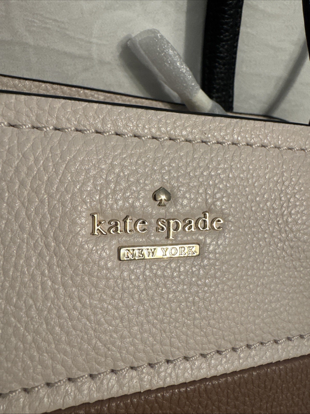 NWT KATE SPADE Jackson Street Small Octavia Shoulder/Handbag Black/Toasty
