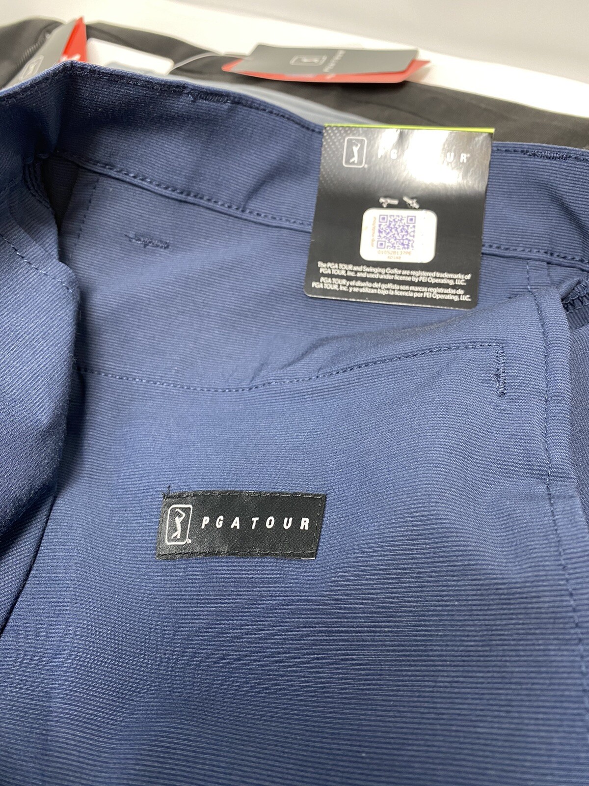 PGA TOUR Men’s Flat Front Shorts – 30, 34, 36, 38, 40, 42, 44 x 9″ Inseam – NEW!