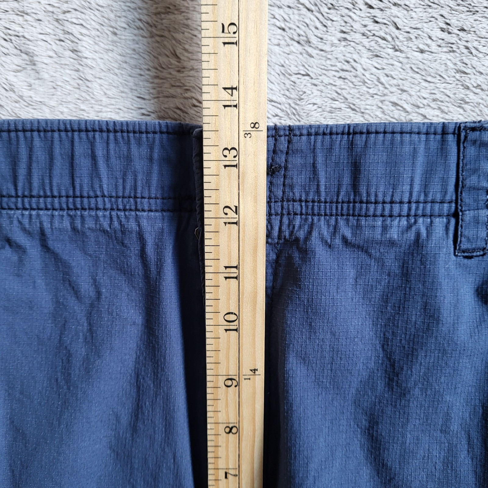 WearFirst Cargo Shorts Mens 42 Navy Blue Multi Pocket Outdoor Utility