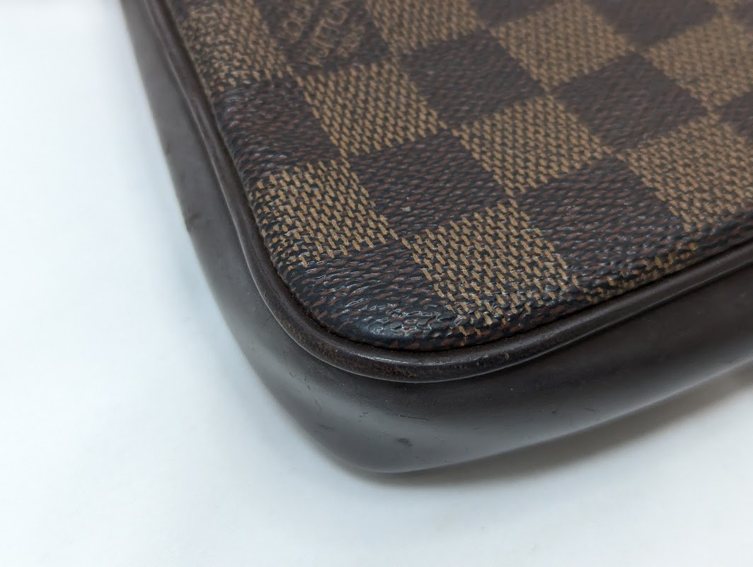LOUIS VUITTON Damier Ebene Navona Accessories Pouch Hand Bag N51983 Authentic LV