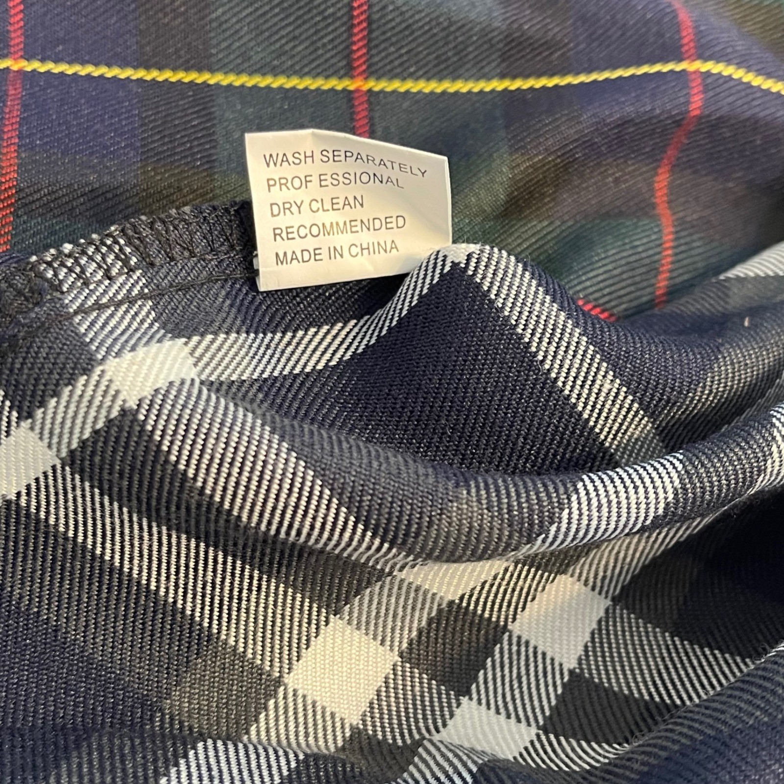 VERY RARE Patchwork Plaid Long Sleeve Button Down Shirt – Mens