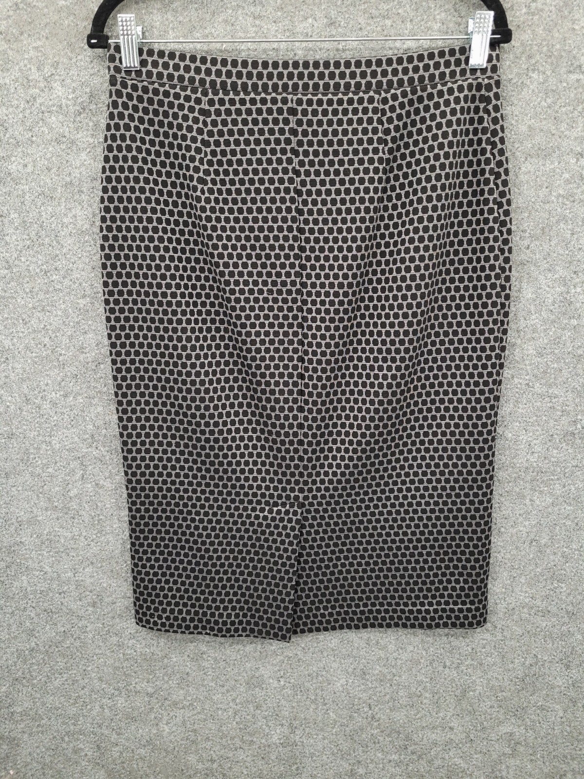 Theory Pencil Skirt Womens Medium Elastic Waist Knee Length Black Secretary