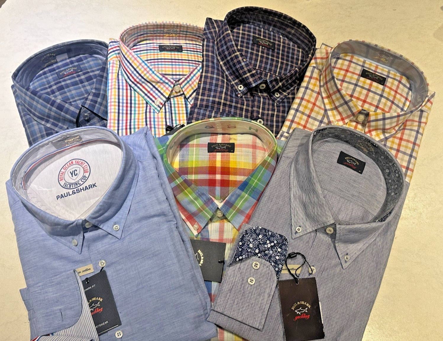 382 Paul & Shark Yachting Shirts Size 38,39,40,41,42,43,44,45,46,47,48,50