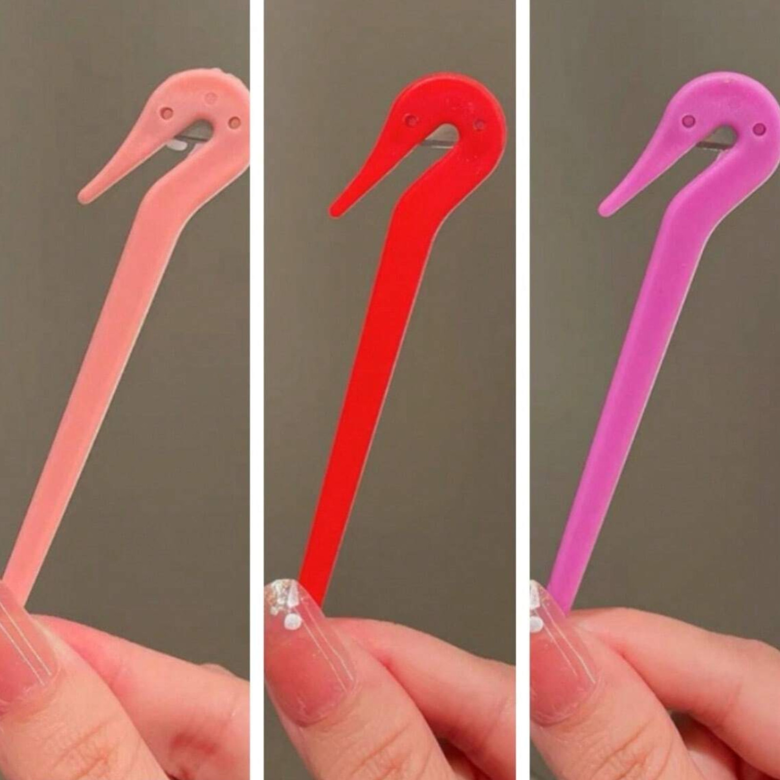 2x Elastic Hair Band Cutter Disposable Rubber Band Remover Hair Tie Cutting Tool