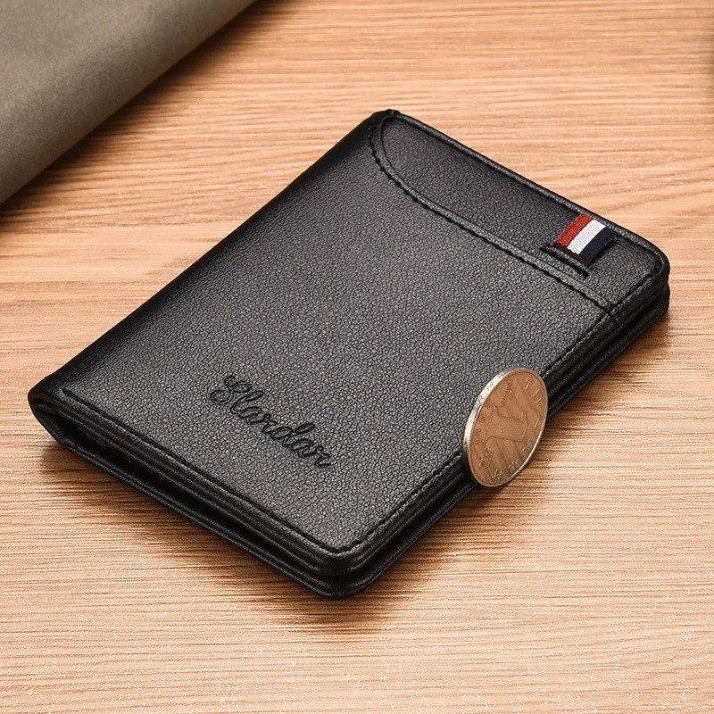 Daily Essentials Soft Premium PU Leather Slim Wallet for Men New Lightweight Min