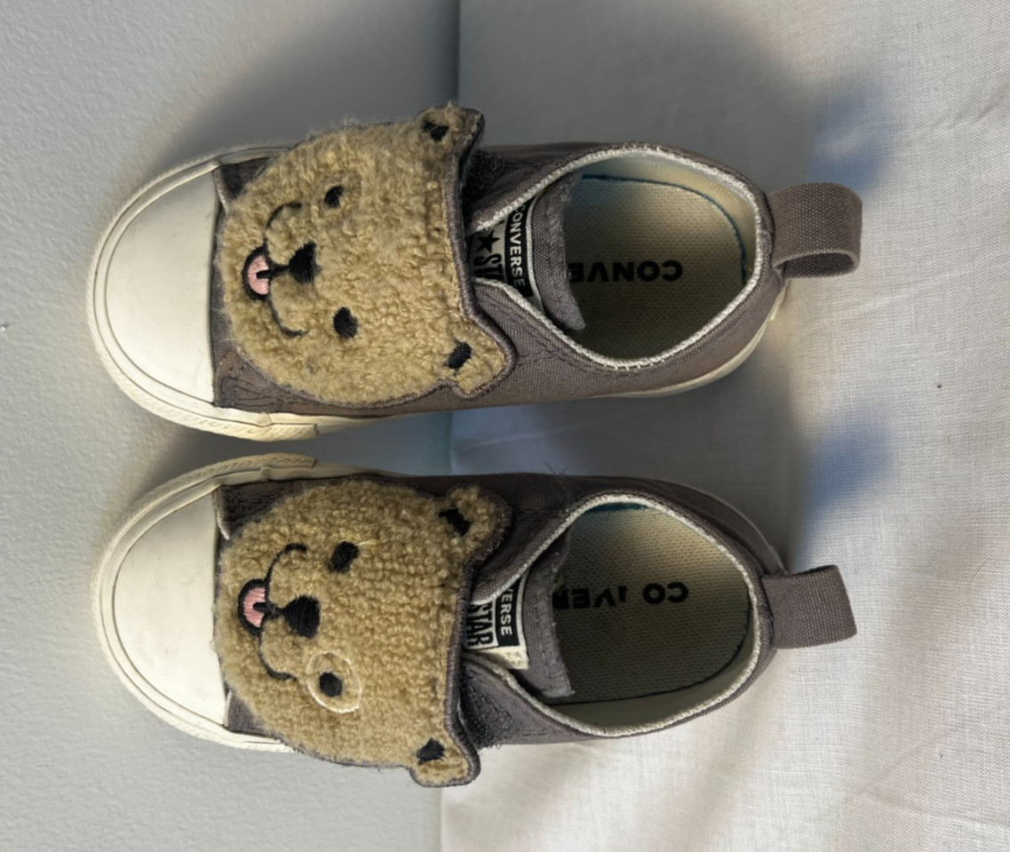 Converse Youth Sneakers Chuck Taylor All Star Sherpa Bear Closure Toddler S 7