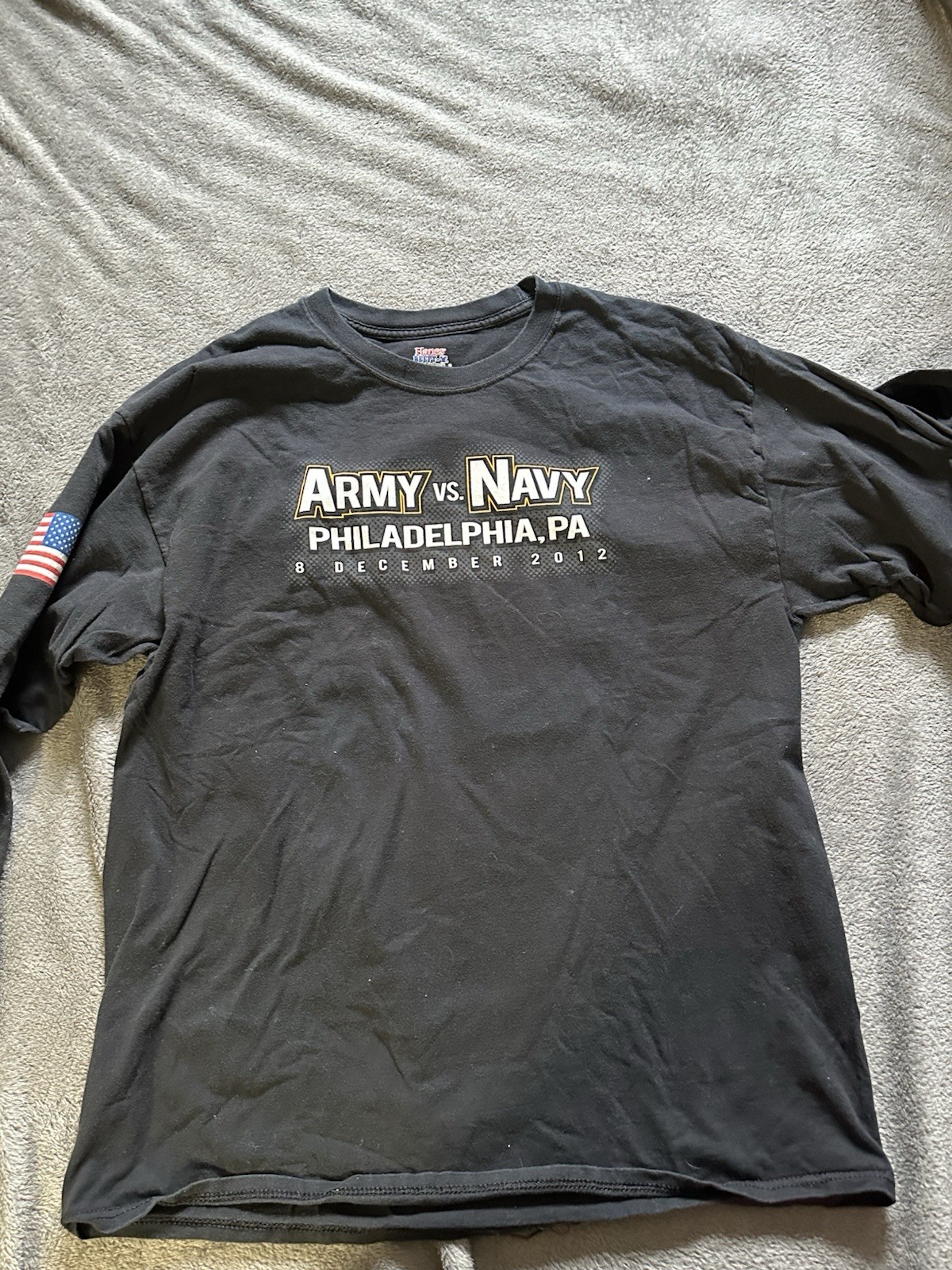 2012 army vs navy football Long Sleeve Size Large