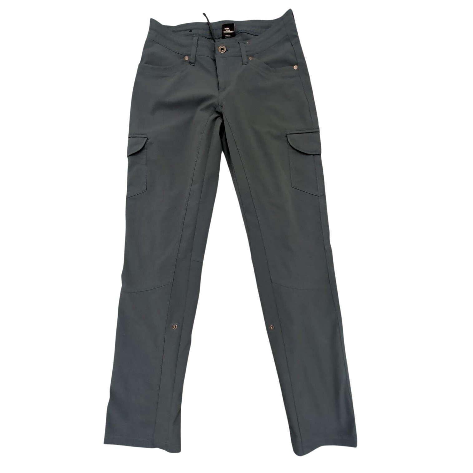 Kuhl Pants Womens 2 REG (27×31) Green-Blue Freeflex Roll-Up Stretch Hiking Cargo