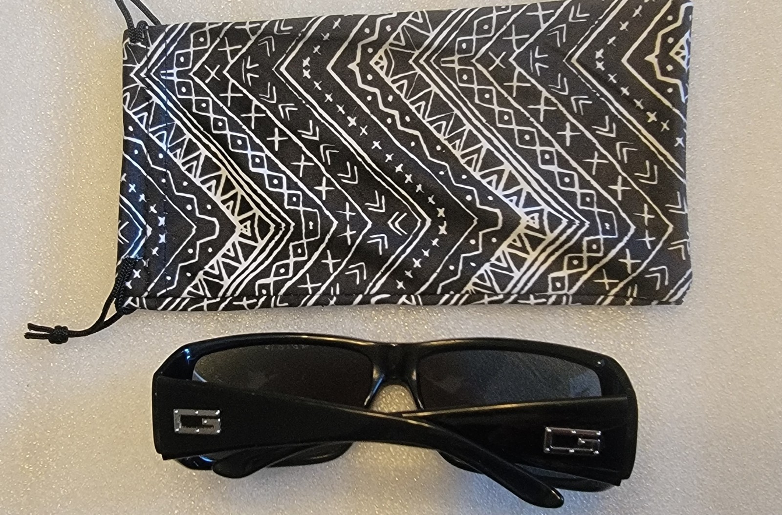 Gucci Sunglasses Black Square GG 1494/S 807 59-14-115mm Italy