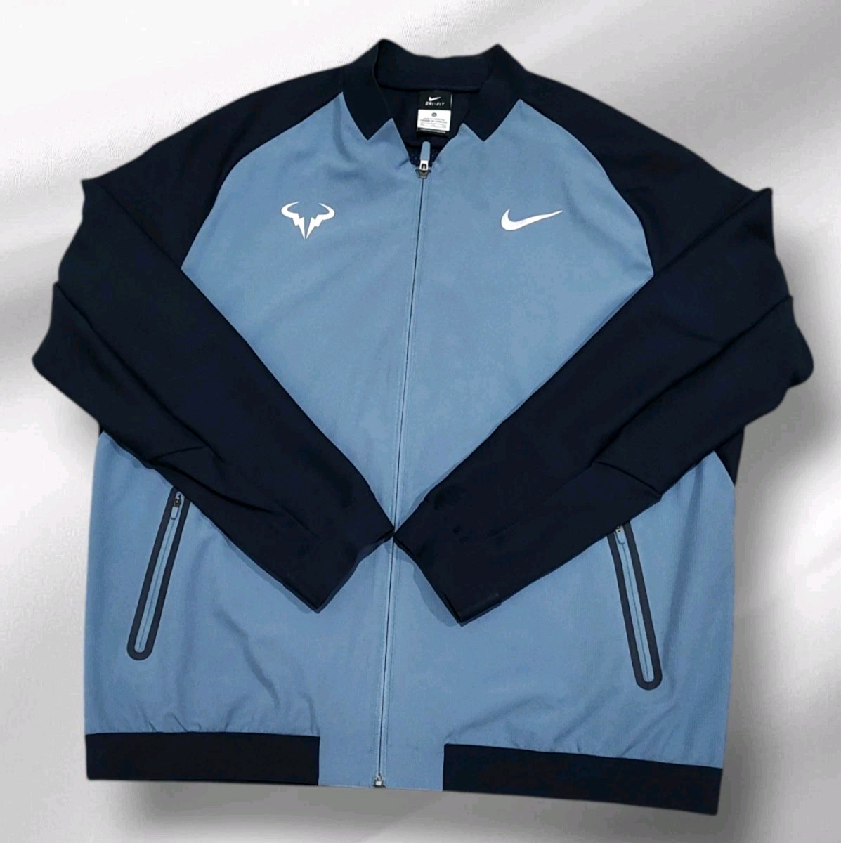 Nike Premier Rafa Jacket Men’s Size XL Rafael Nadal Dri-Fit Blue FZ 728986