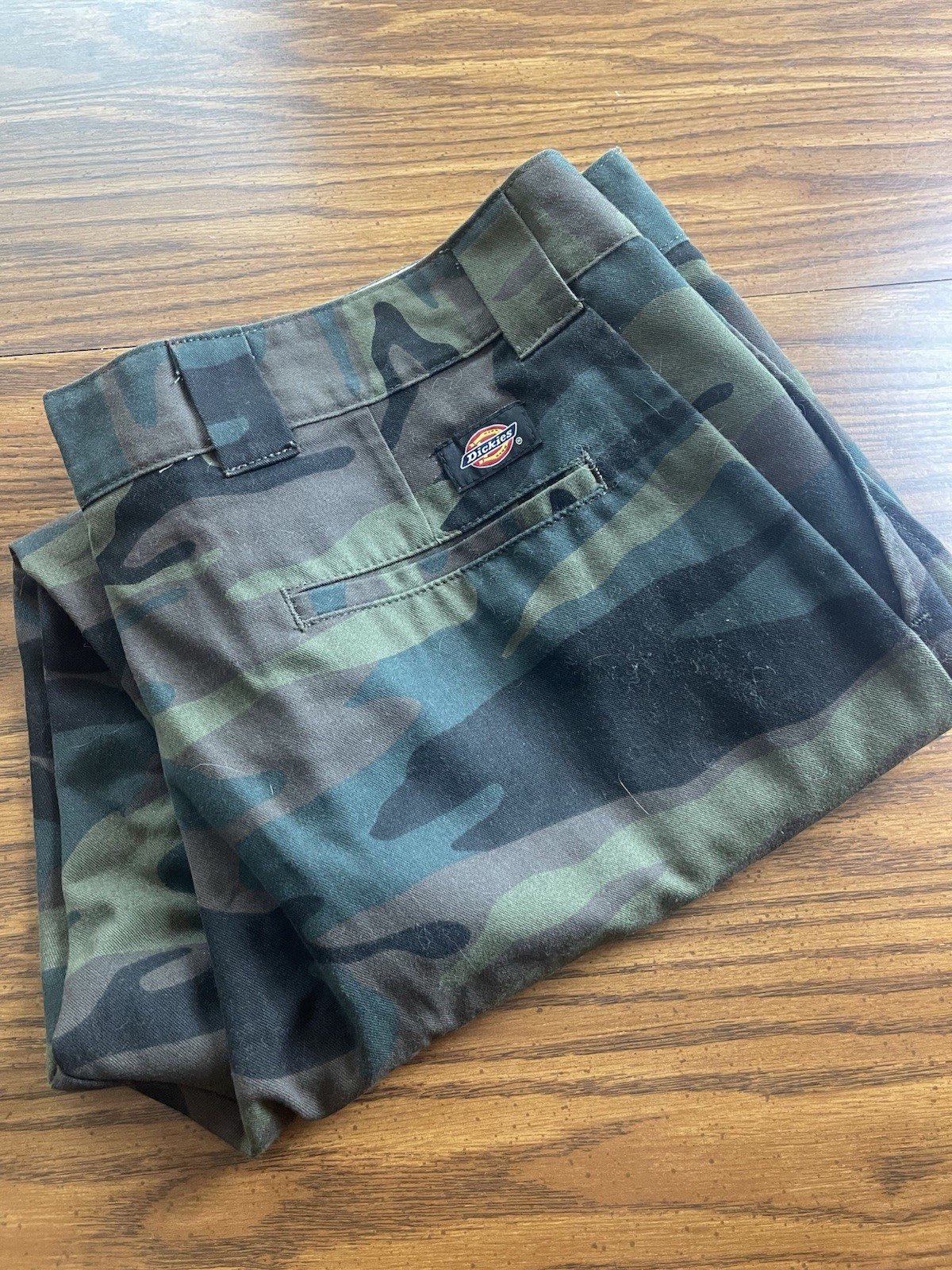 Dickies Men’s Work Pants Regular Straight Camo 38×30 Dickies Flex
