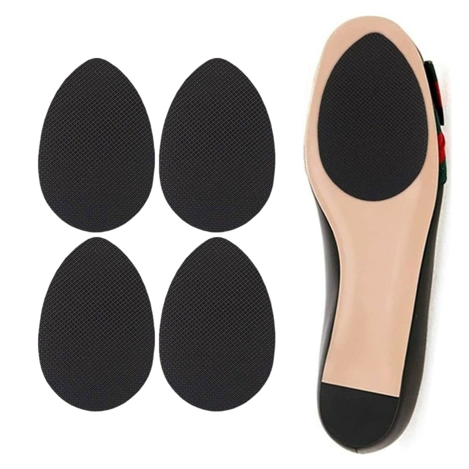 4pcs Anti-Slip Shoes Heel Sole Grip Protector Pads Non-Slip Cushion Adhesive